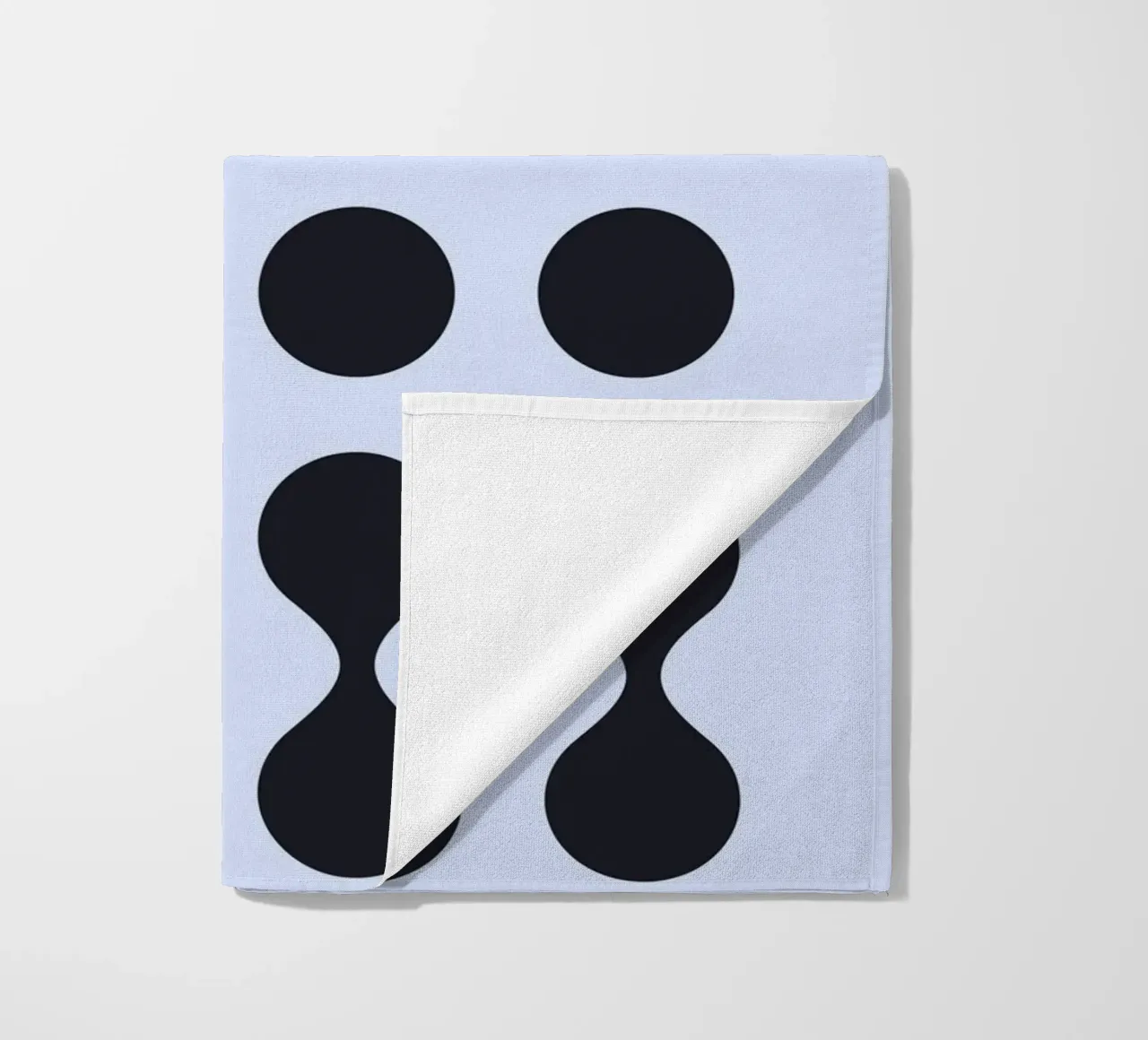 Bauhaus 1919 Mostra Forme geometriche Blu telo mare da NorwesClub