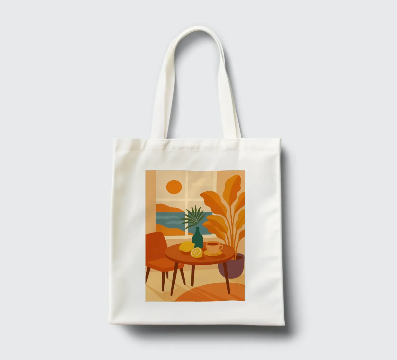 Lemon & Light borsa in juta da Studio M