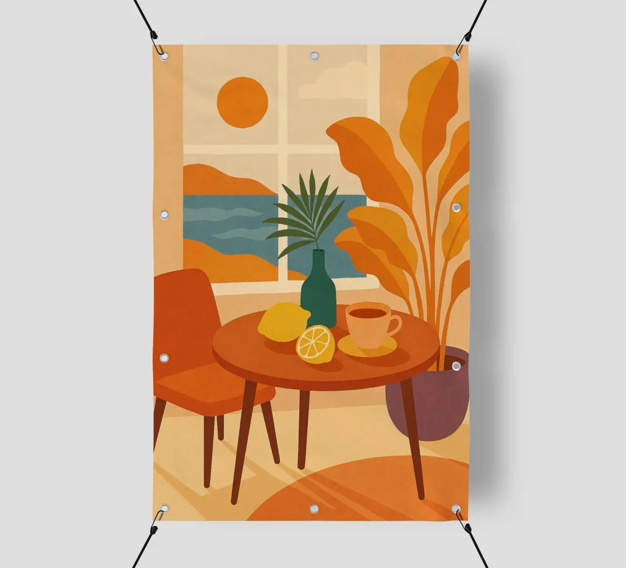 Lemon & Light telo in pvc da Studio M