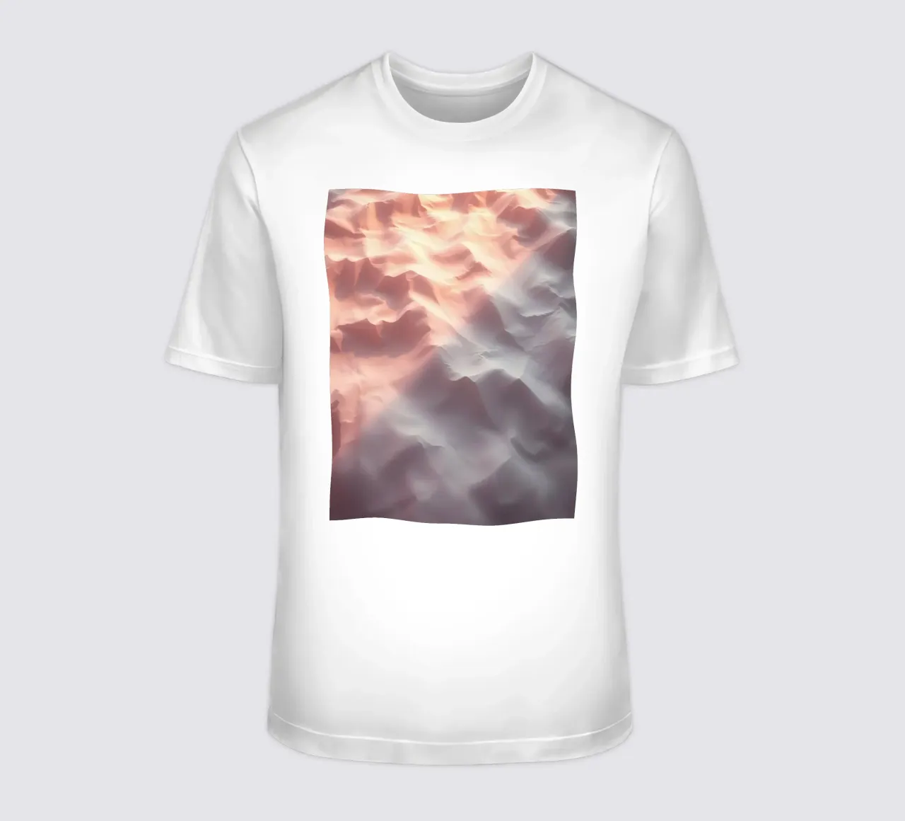 Abstract textured background in soft neutral tones t-shirt by DesignDoodle