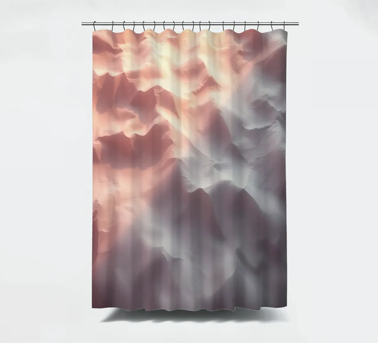 Abstract textured background in soft neutral tones shower curtain by DesignDoodle