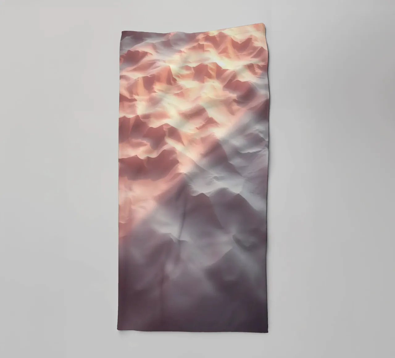 Abstract textured background in soft neutral tones towel by DesignDoodle