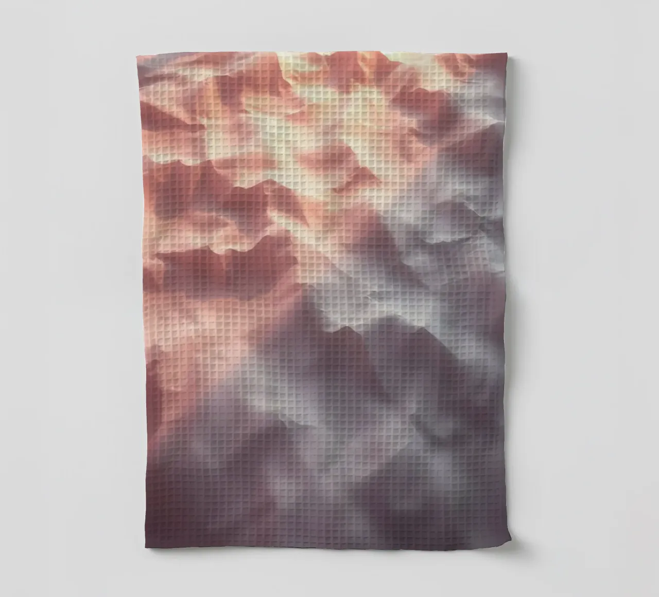 Fond texturé abstrait dans des tons neutres et doux torchon de DesignDoodle