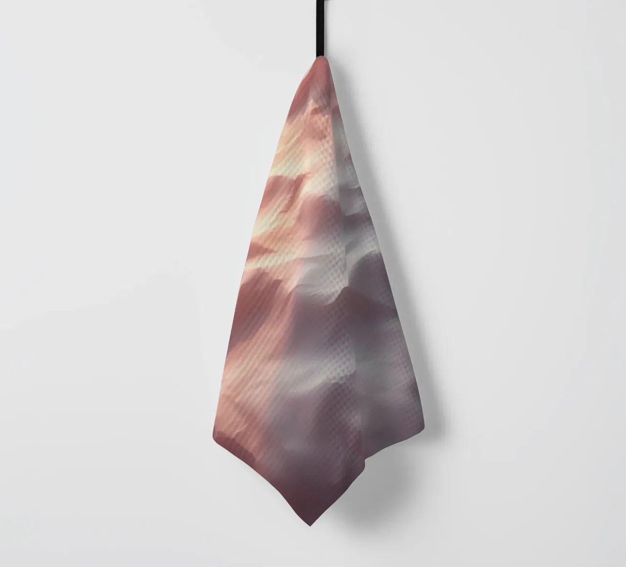 Fond texturé abstrait dans des tons neutres et doux torchon de DesignDoodle