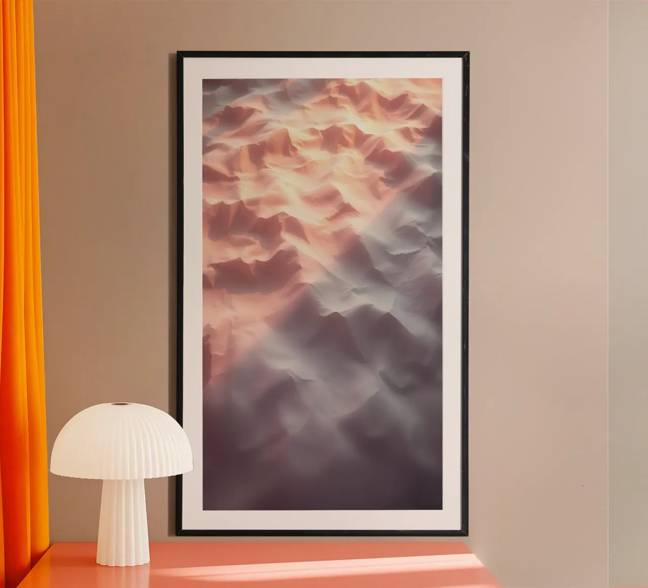 Abstract textured background in soft neutral tones hahnemühle by DesignDoodle