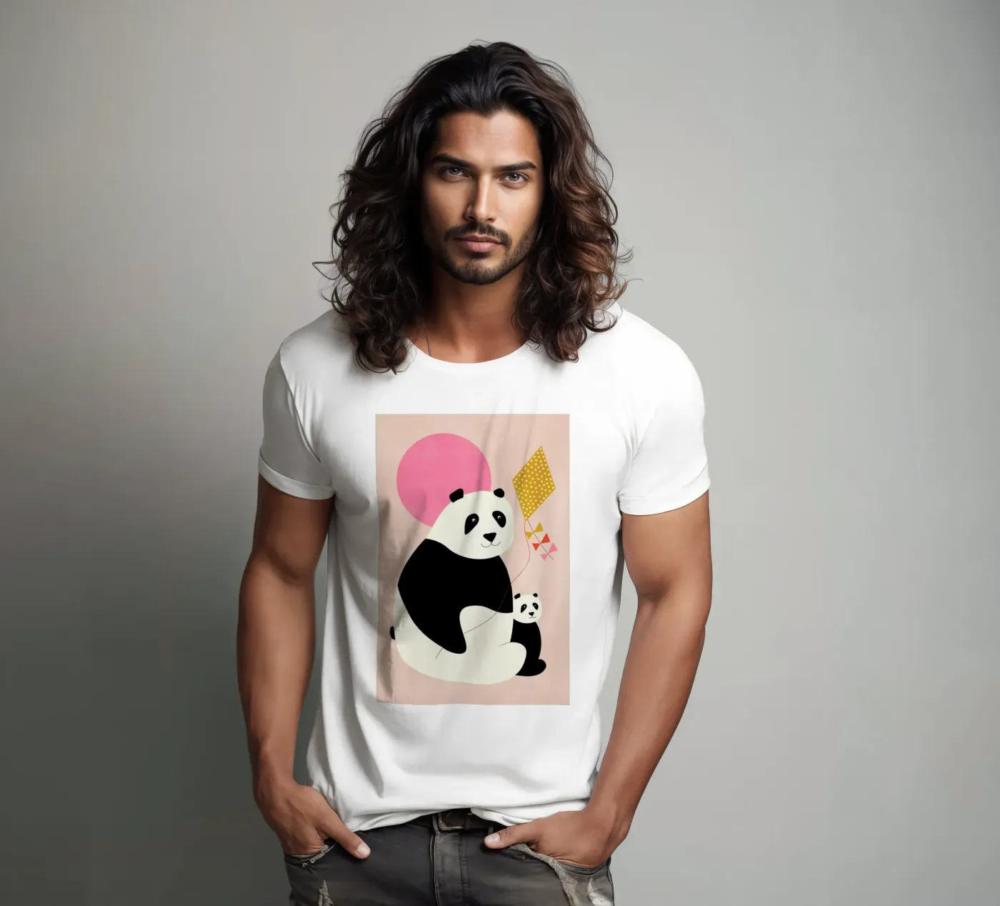 Panda Bears t-shirt da Little Flourishes
