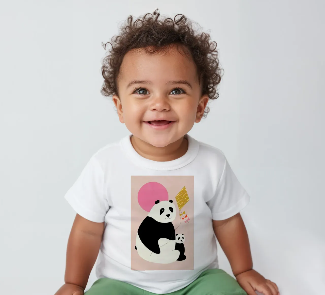 Panda Bears baby t-shirt by Little Flourishes