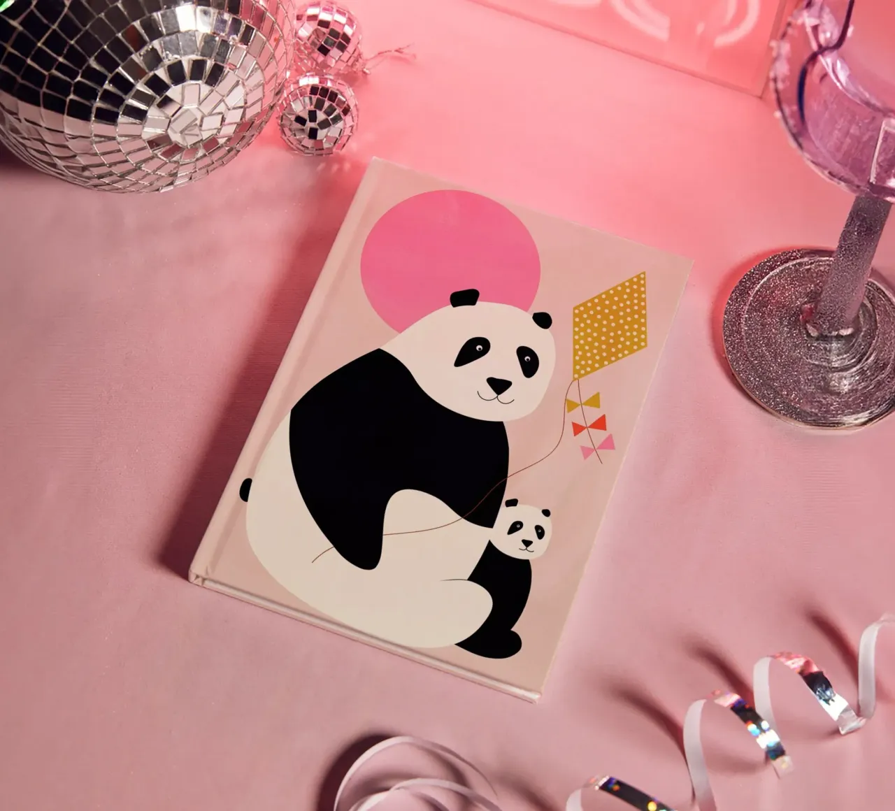 Panda Bears notebook by Little Flourishes