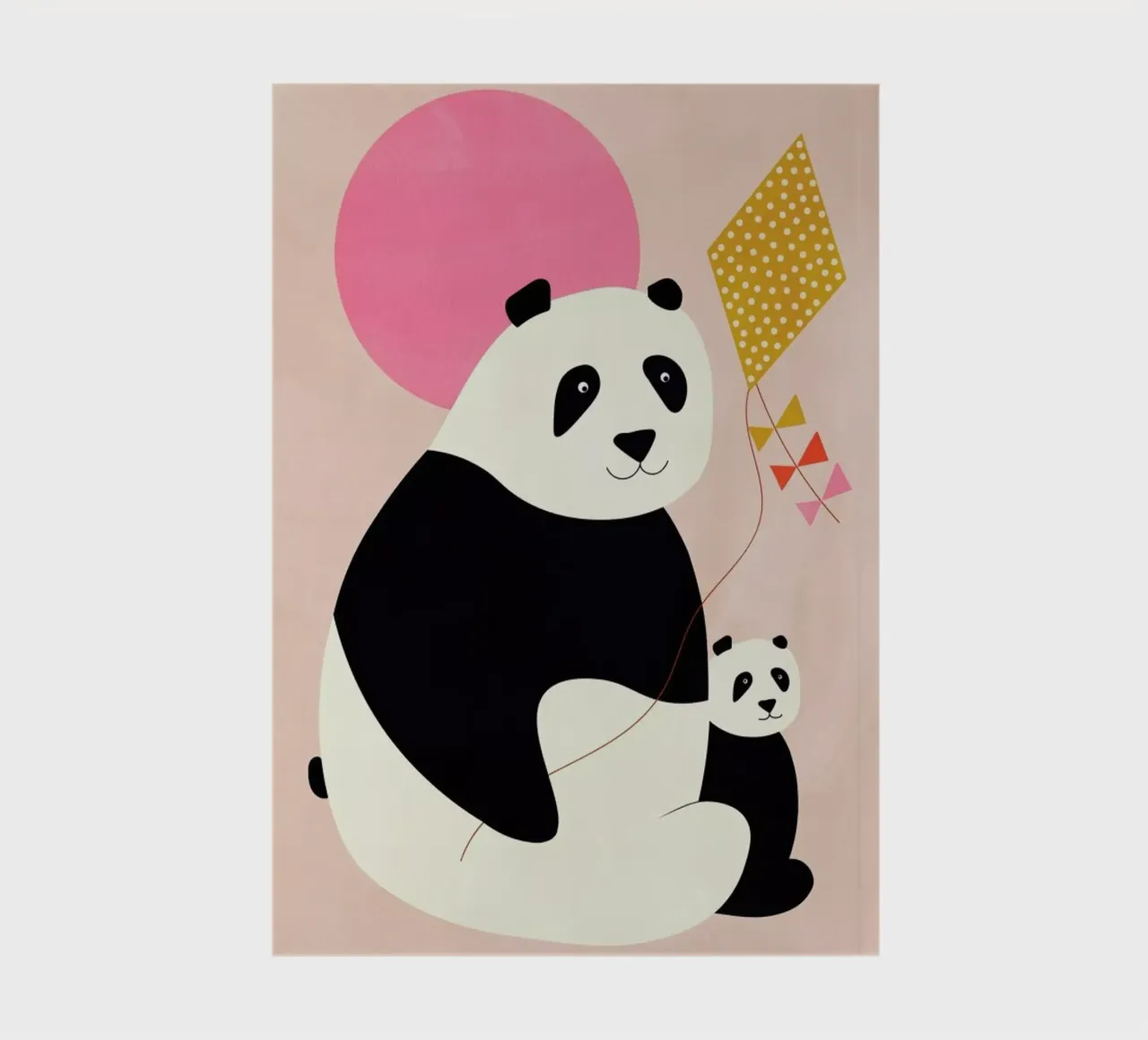 Panda Bears notebook by Little Flourishes