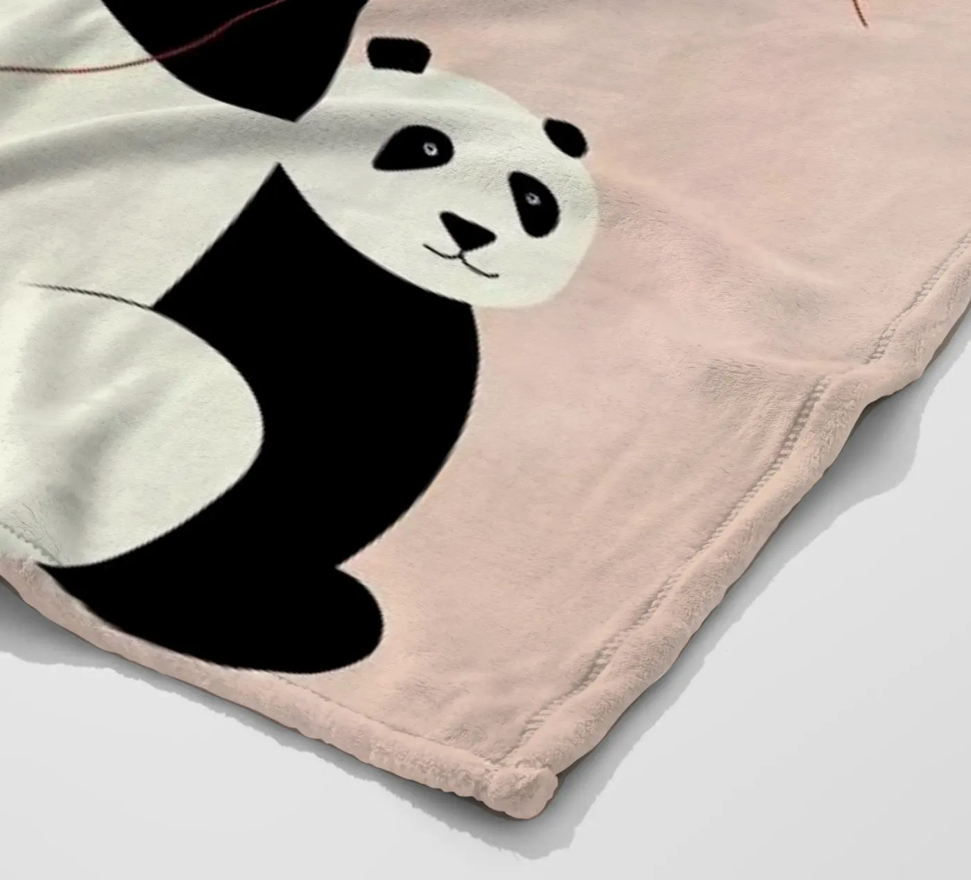 Panda Bears fleecedeken van Little Flourishes