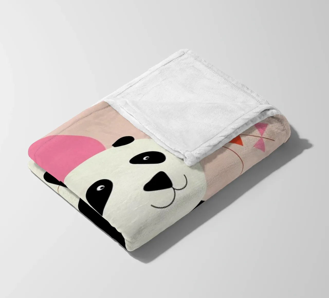 Panda Bears fleecedeken van Little Flourishes