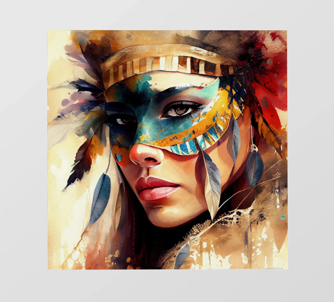 Potente donna del Carnevale pellicola backlit da Chromatic Fusion Studio