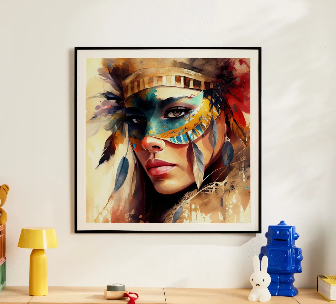 Poderosa mujer de carnaval hahnemühle de Chromatic Fusion Studio