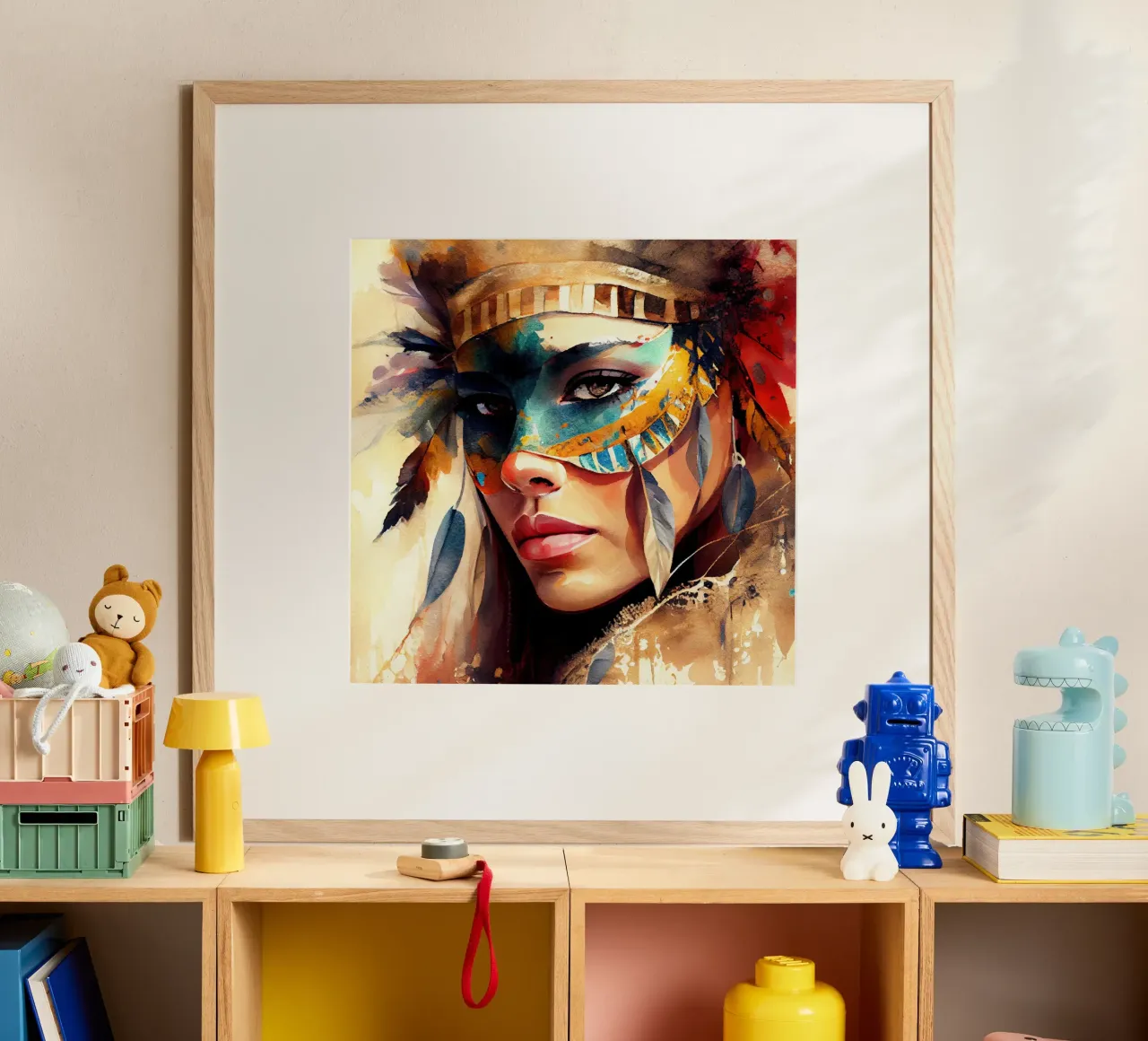 Poderosa mujer de carnaval hahnemühle de Chromatic Fusion Studio