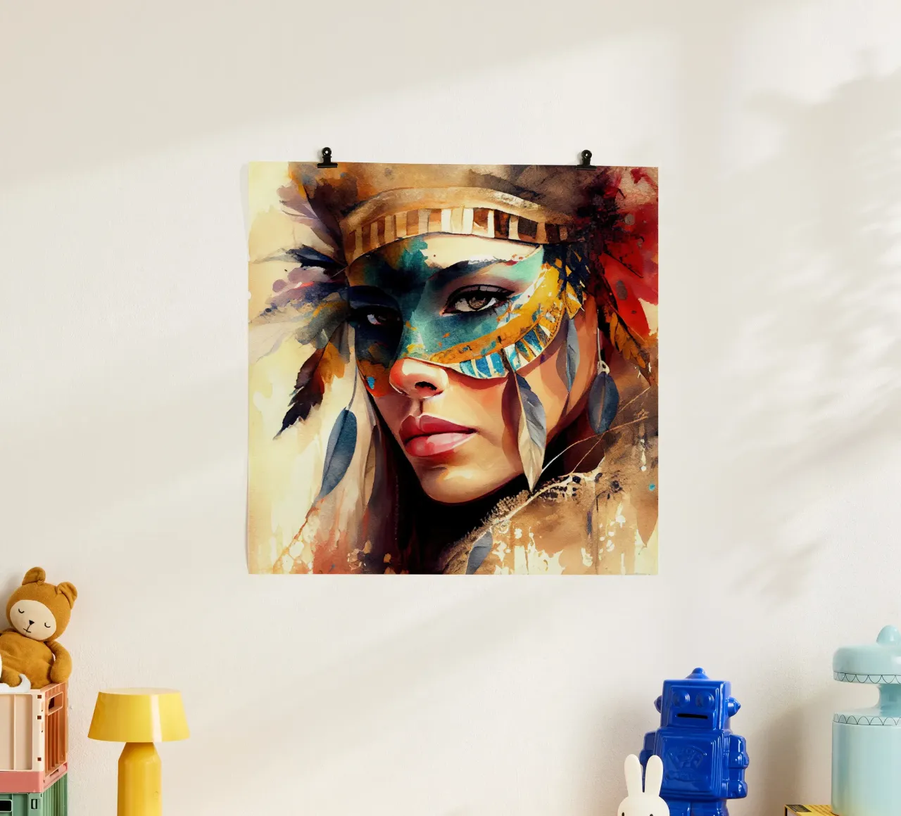 Poderosa mujer de carnaval hahnemühle de Chromatic Fusion Studio