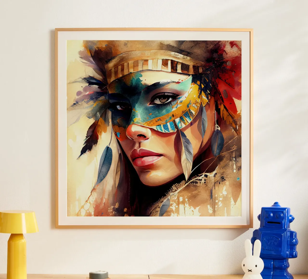 Poderosa mujer de carnaval hahnemühle de Chromatic Fusion Studio