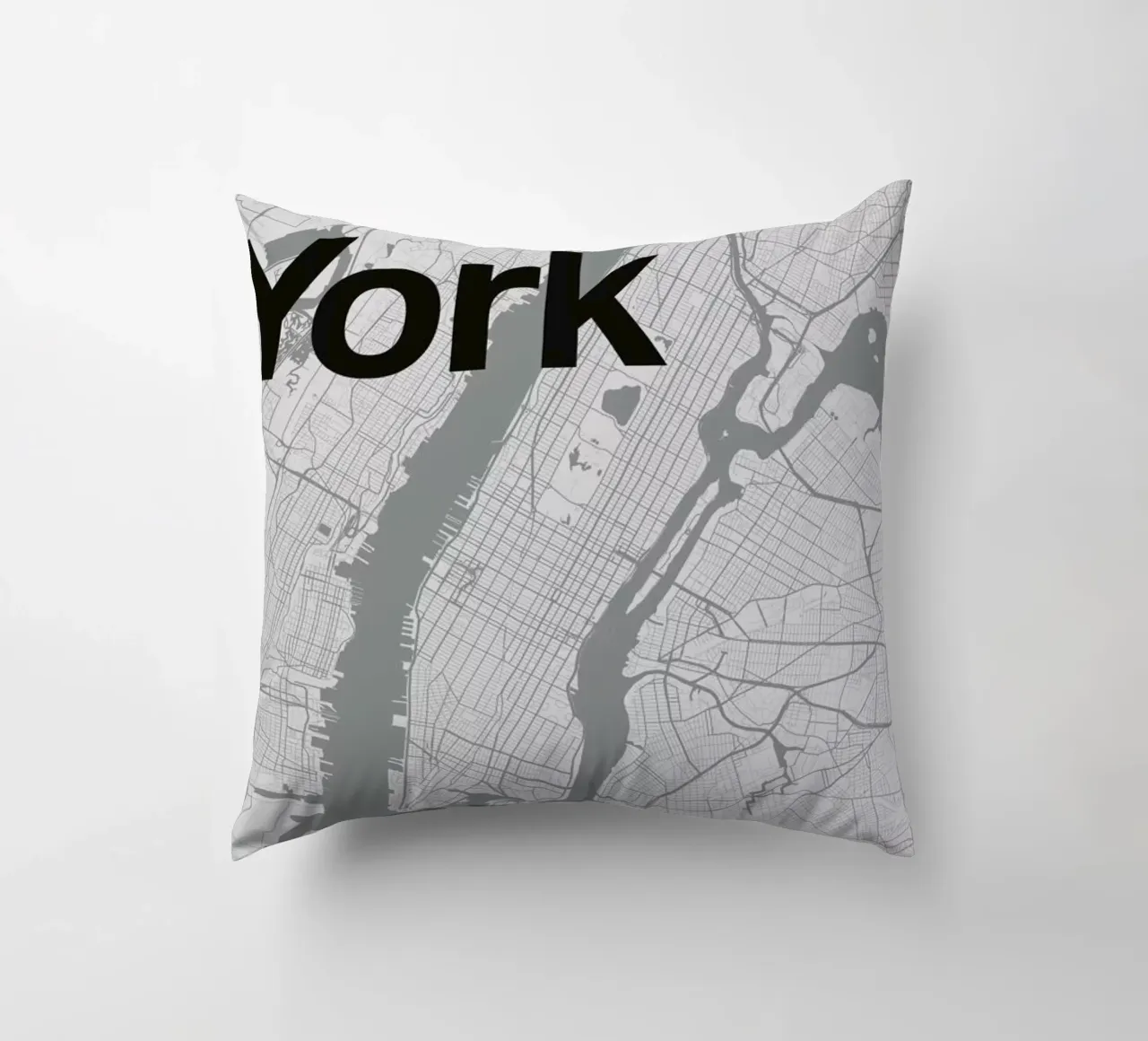 New York Minimal Map cuscino da Florent Bodart