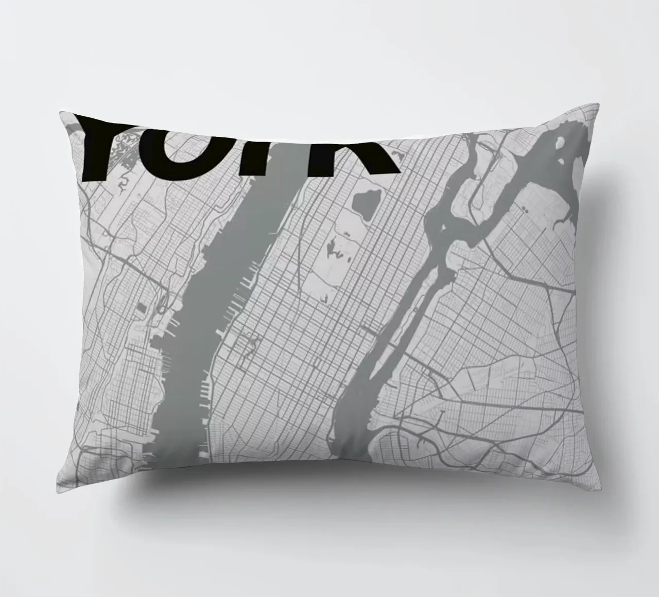 New York Minimal Map cuscino da Florent Bodart