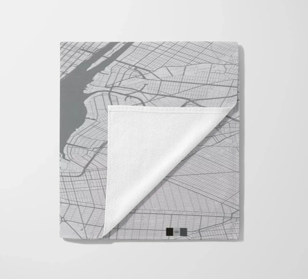 New York Minimal Map telo mare da Florent Bodart