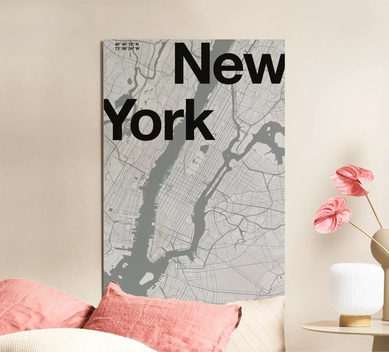 New York Minimal Map pannello forex da Florent Bodart