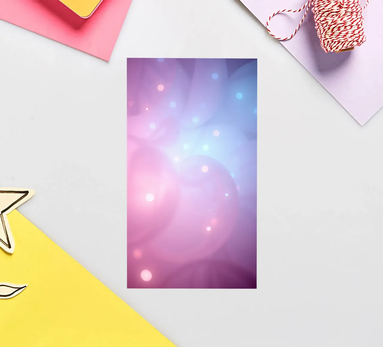 Splendidi colori pastello e luci soffuse e luminose adesivo da DesignDoodle