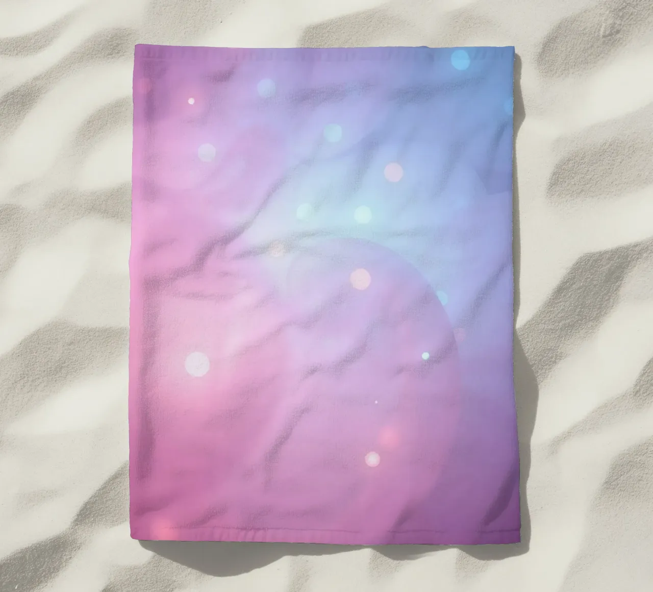 Splendidi colori pastello e luci soffuse e luminose telo mare da DesignDoodle