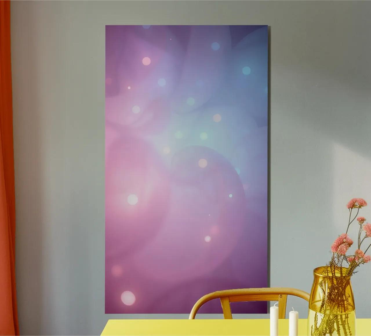 Splendidi colori pastello e luci soffuse e luminose alluminio dibond da DesignDoodle