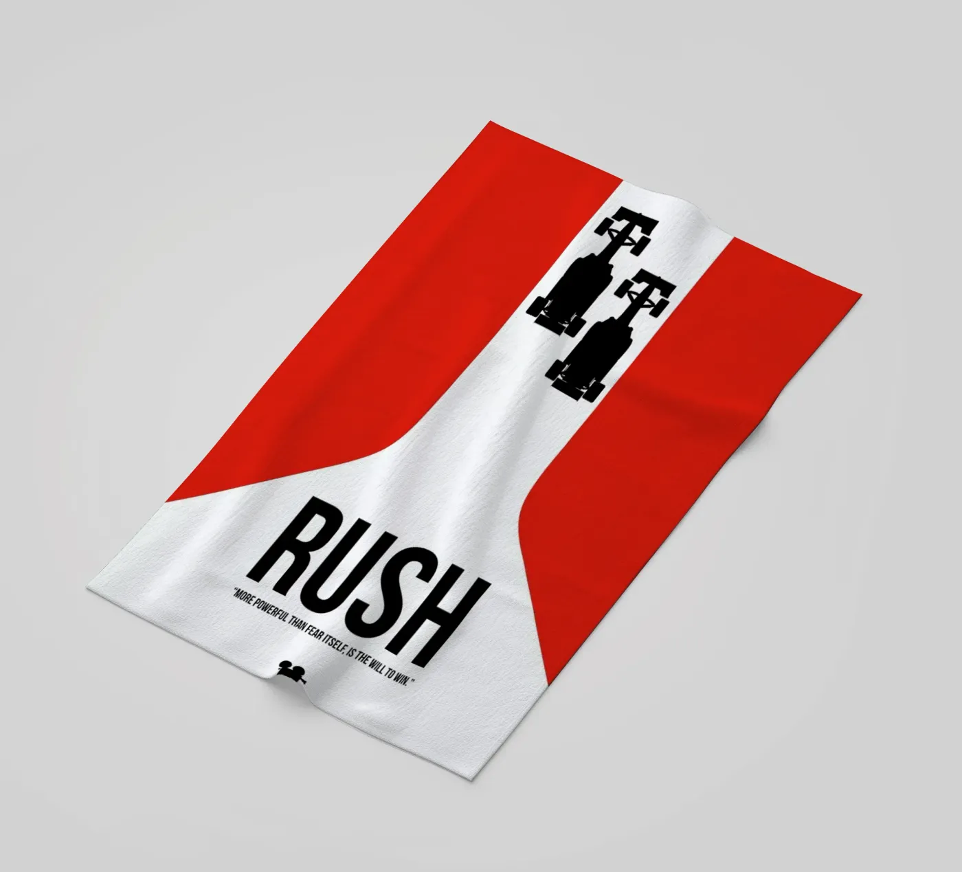 Rush beach towel by Naxart