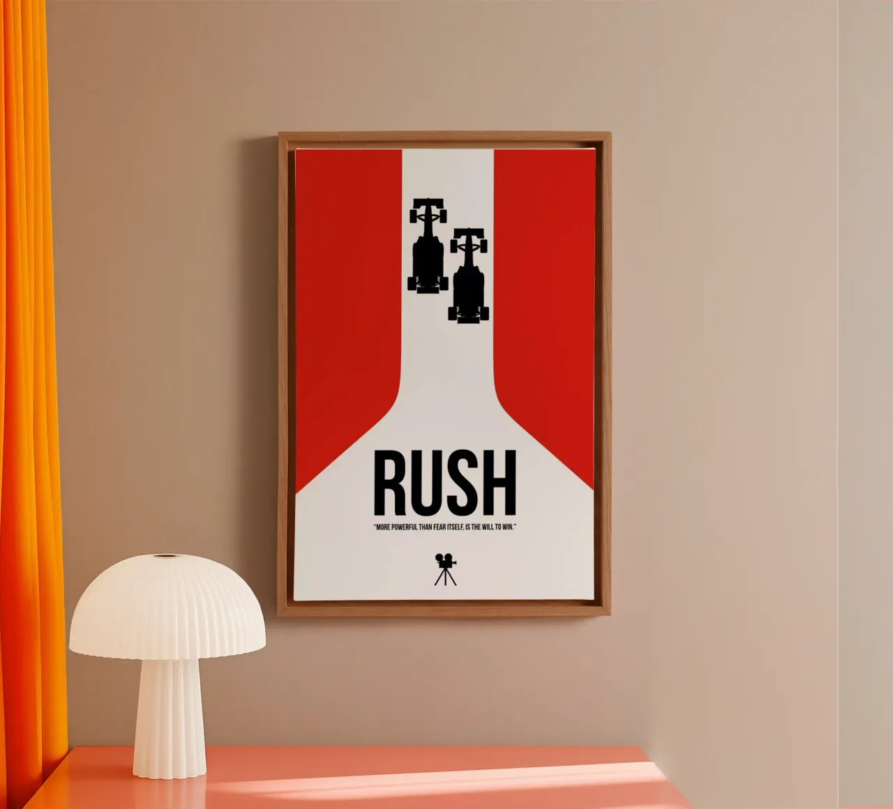 Rush tela con Cornice a cassetta da Naxart