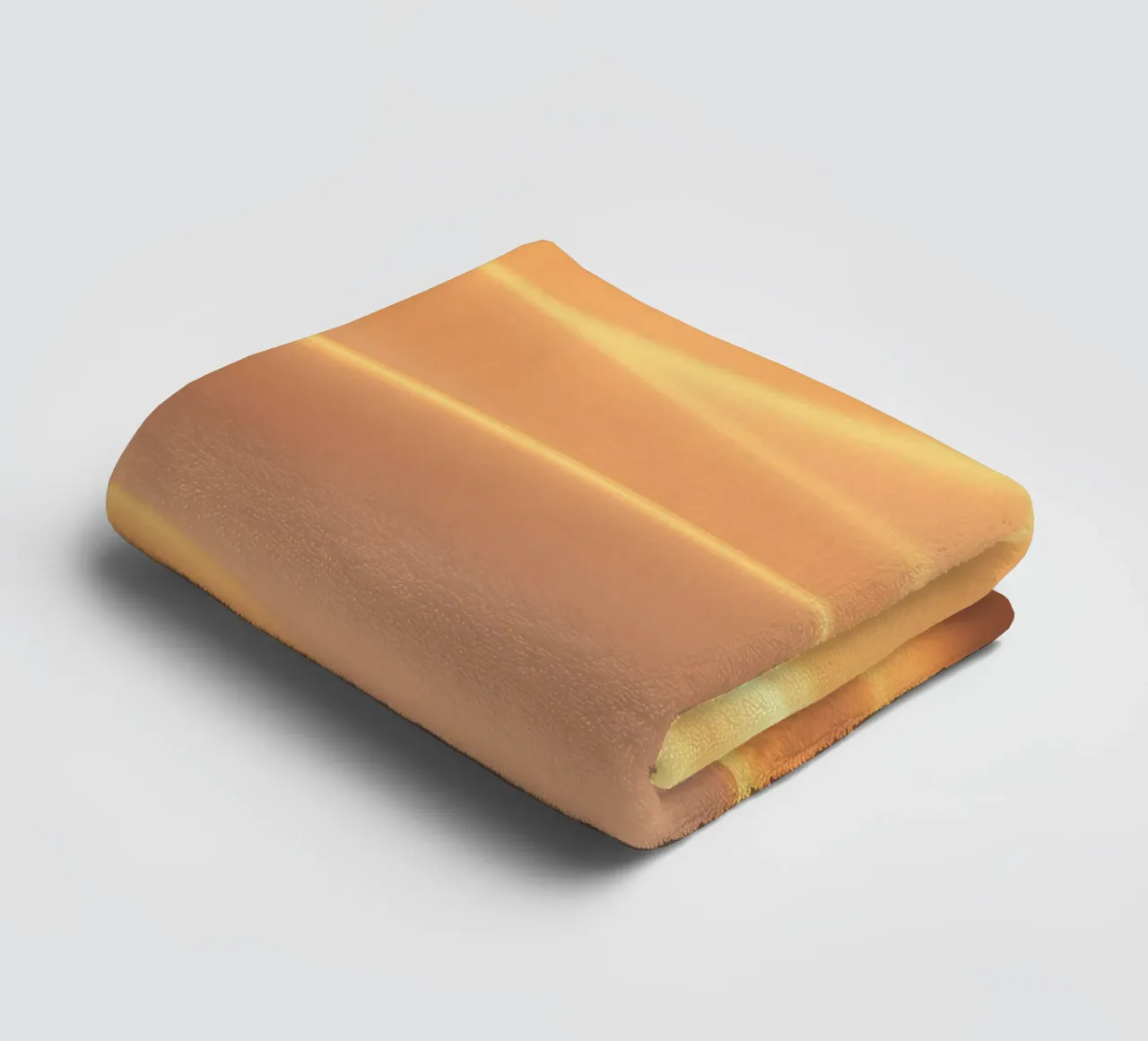 Soft golden waves of light and texture towel by DesignDoodle