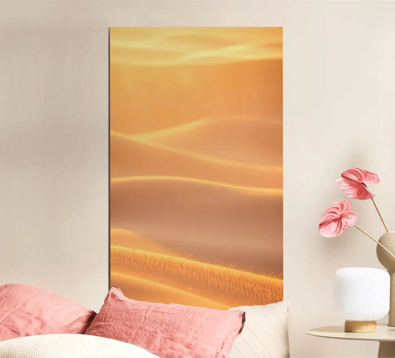 Soft golden waves of light and texture hahnemühle by DesignDoodle