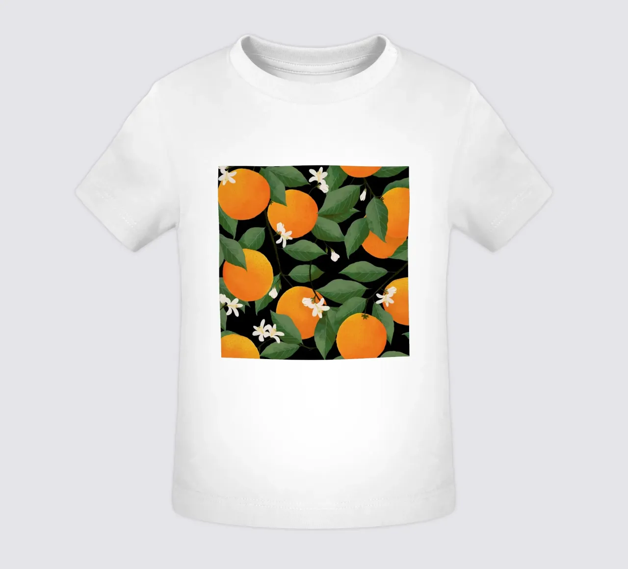 Fresh Citrus Dark baby t-shirt by Laura Graves