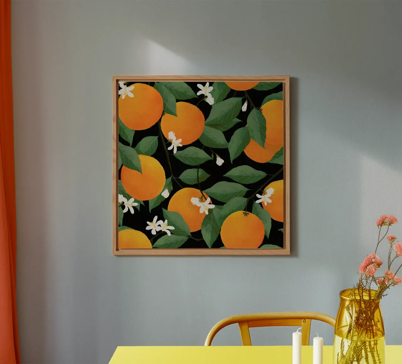 Fresh Citrus Dark alluminio dibond da Laura Graves