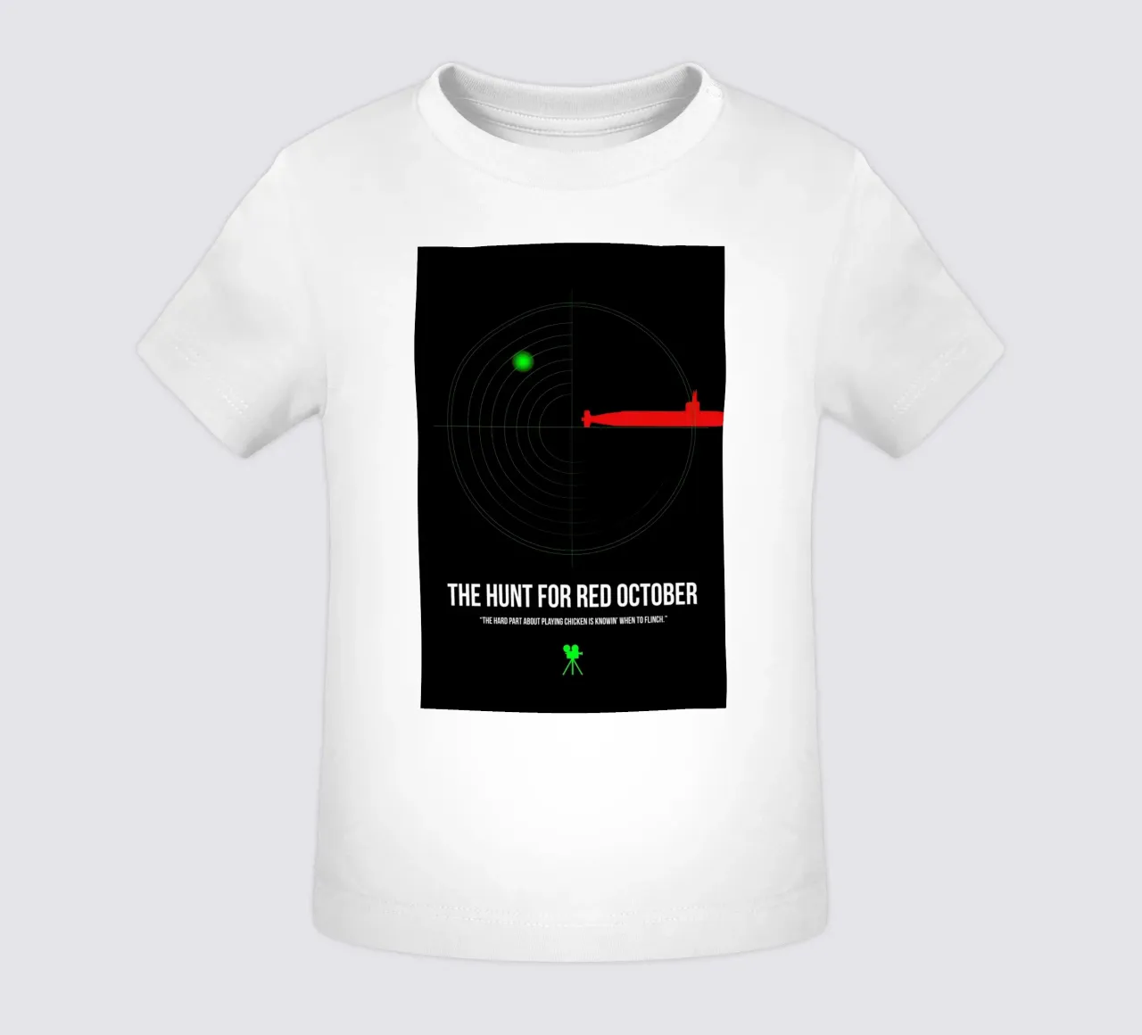 The Hunt For Red October maglietta neonato da Naxart
