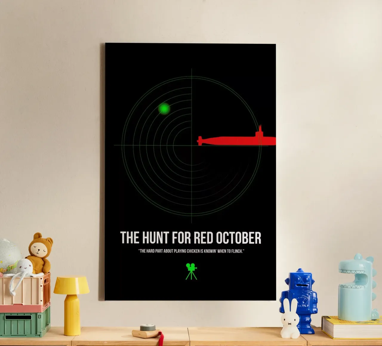 The Hunt For Red October tela da Naxart