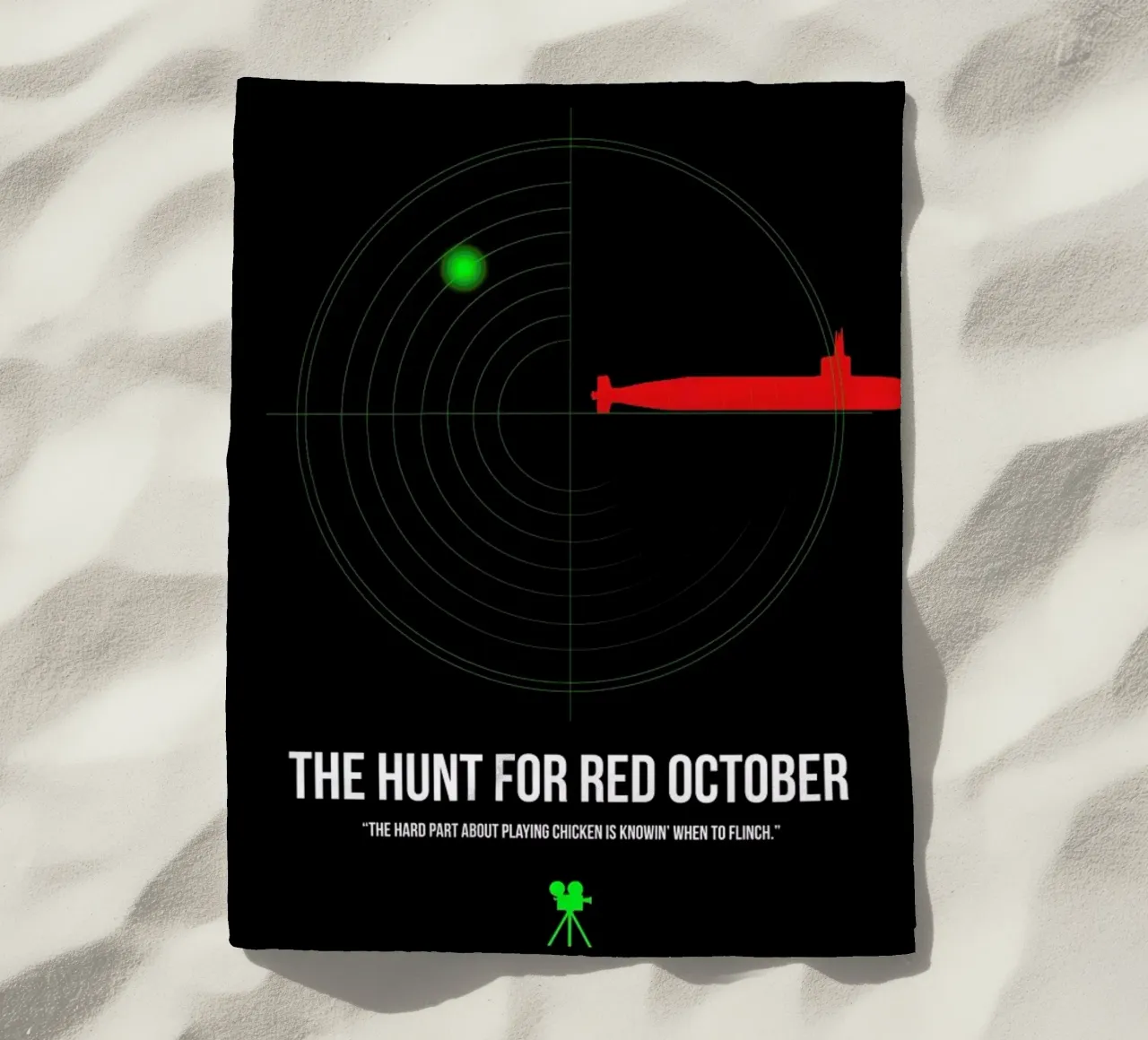 The Hunt For Red October telo mare da Naxart