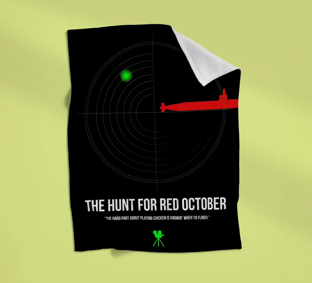 The Hunt For Red October coperta in pile da Naxart