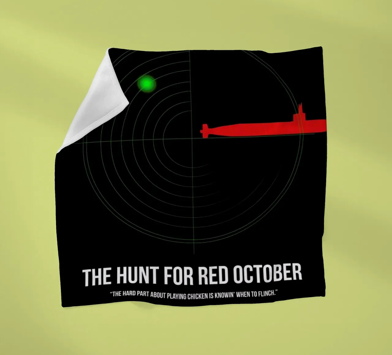 The Hunt For Red October coperta in pile da Naxart
