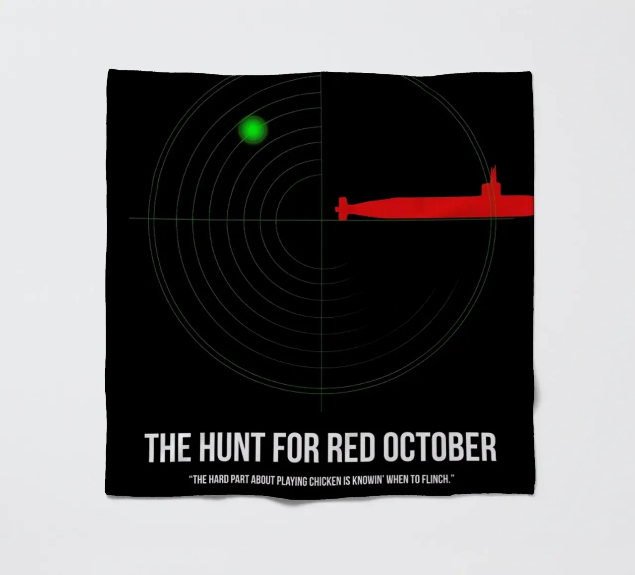 The Hunt For Red October coperta in pile da Naxart
