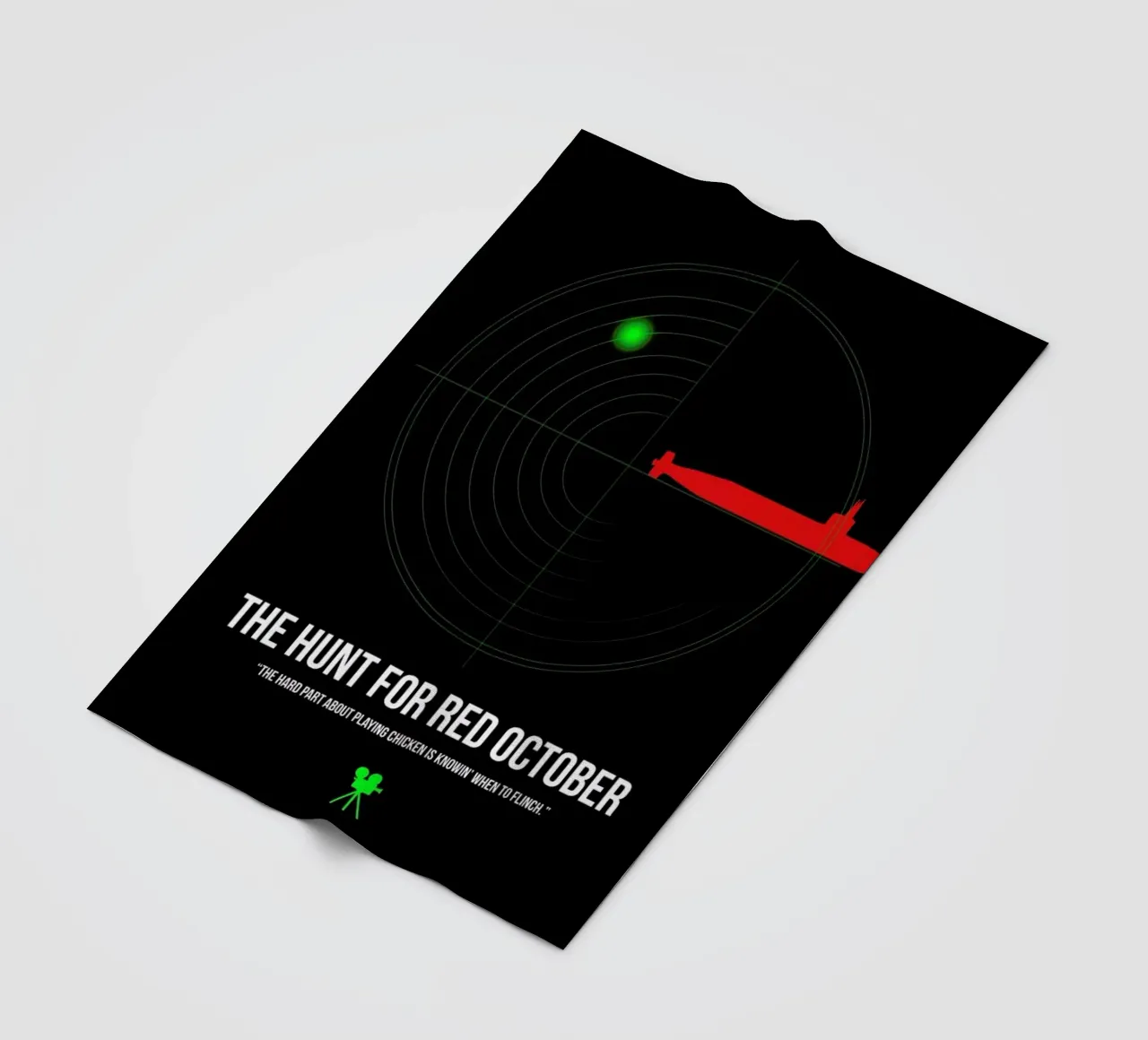 The Hunt For Red October coperta in pile da Naxart