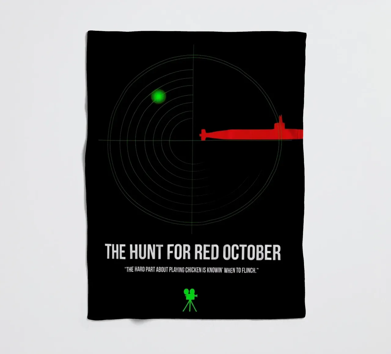 The Hunt For Red October coperta in pile da Naxart