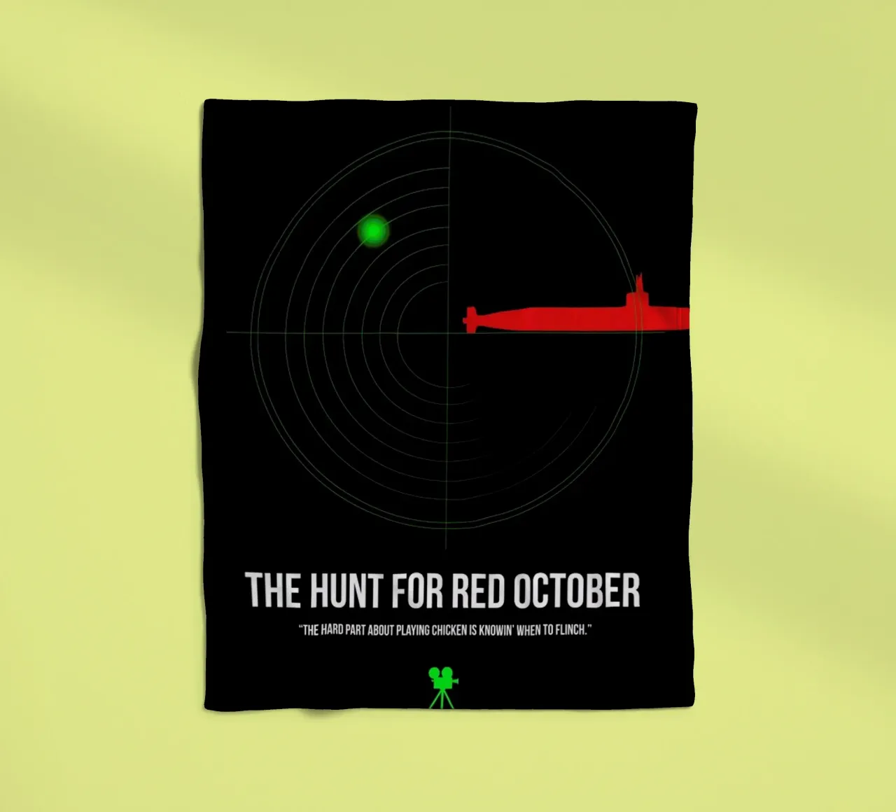 The Hunt For Red October coperta in pile da Naxart