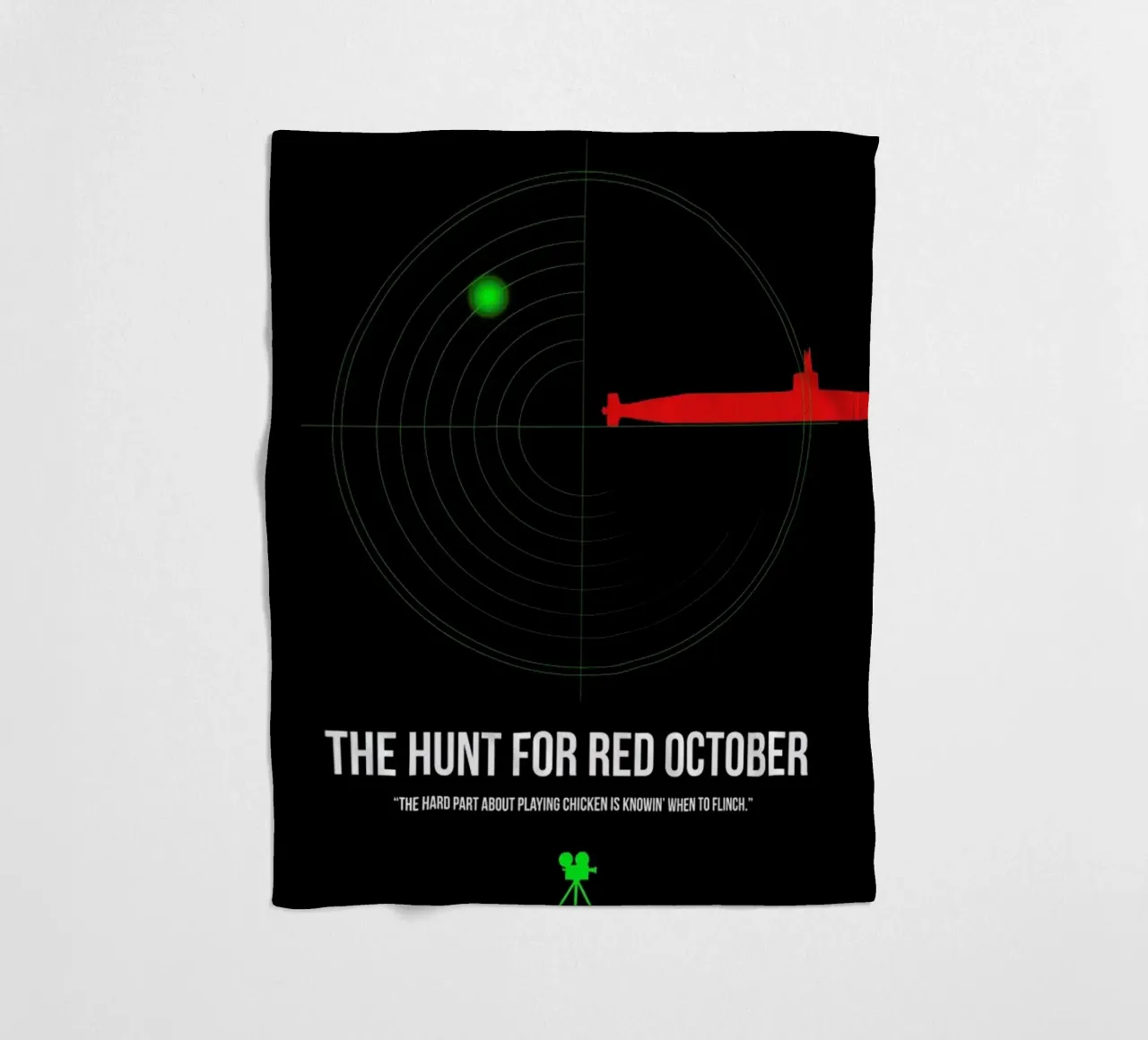 The Hunt For Red October coperta in pile da Naxart