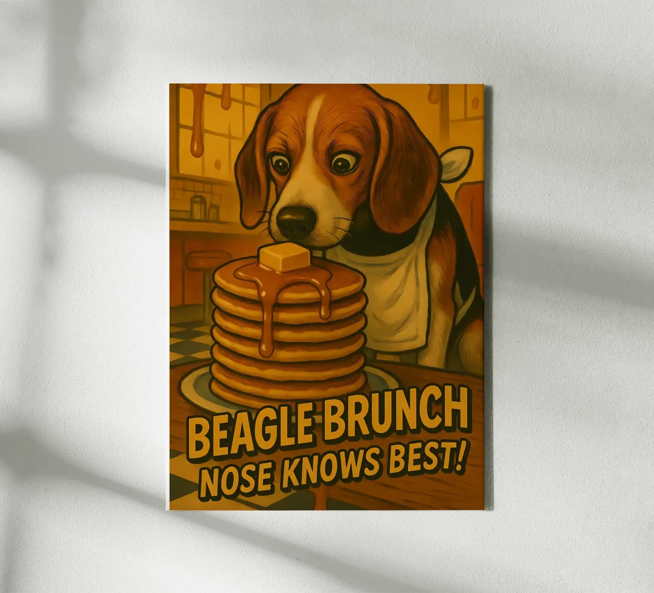 Funny Beagle Meme canvas by Funny Humor Art