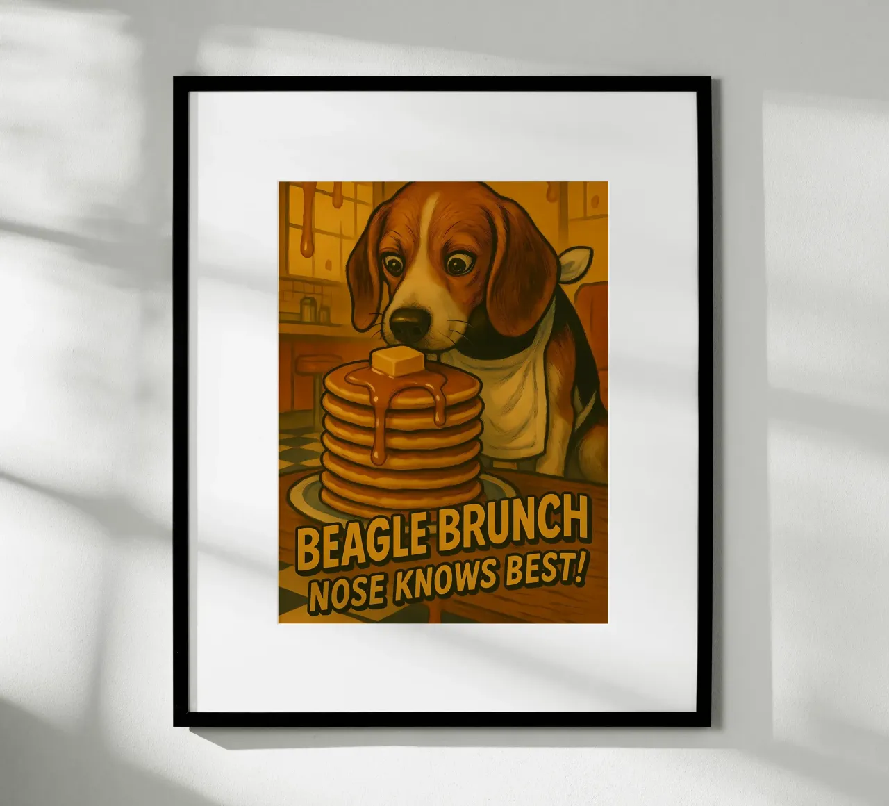 Lustiges Beagle-Memo Hahnemühle von Funny Humor Art