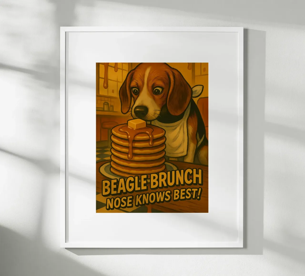 Lustiges Beagle-Memo Hahnemühle von Funny Humor Art