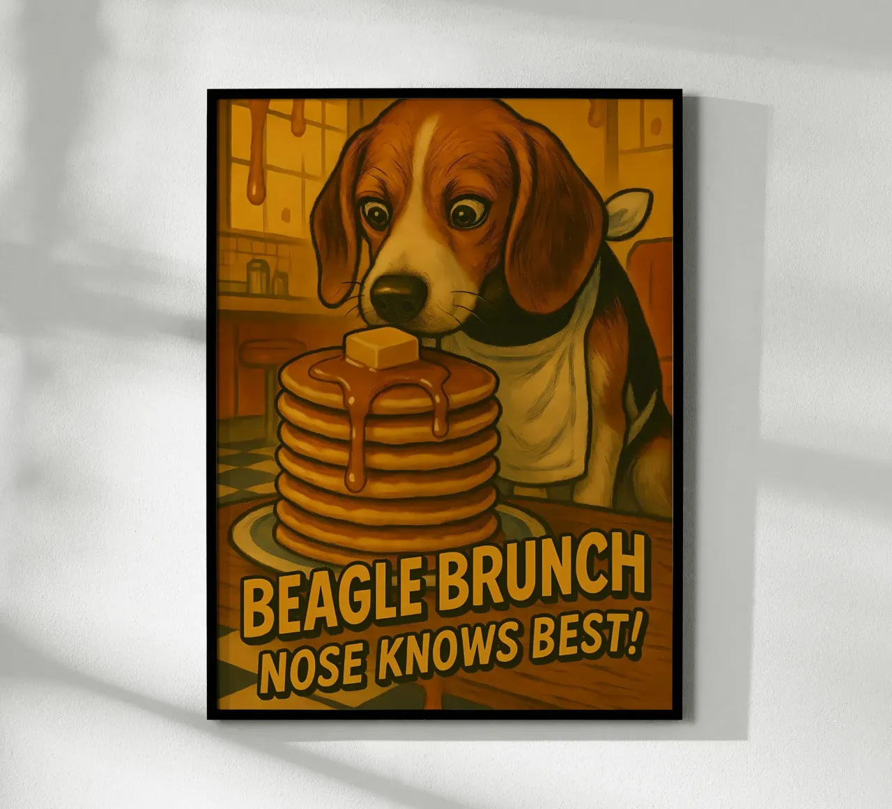 Lustiges Beagle-Memo Hahnemühle von Funny Humor Art