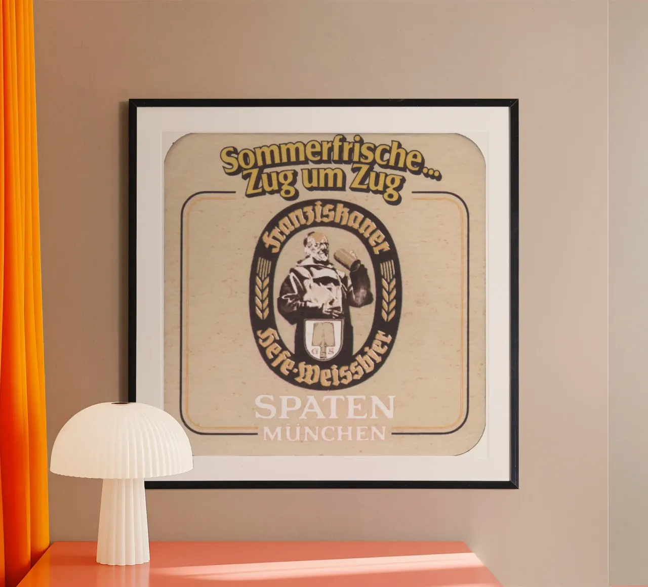 vanghe fresche d'estate poster con telaio in alluminio da khanrosie