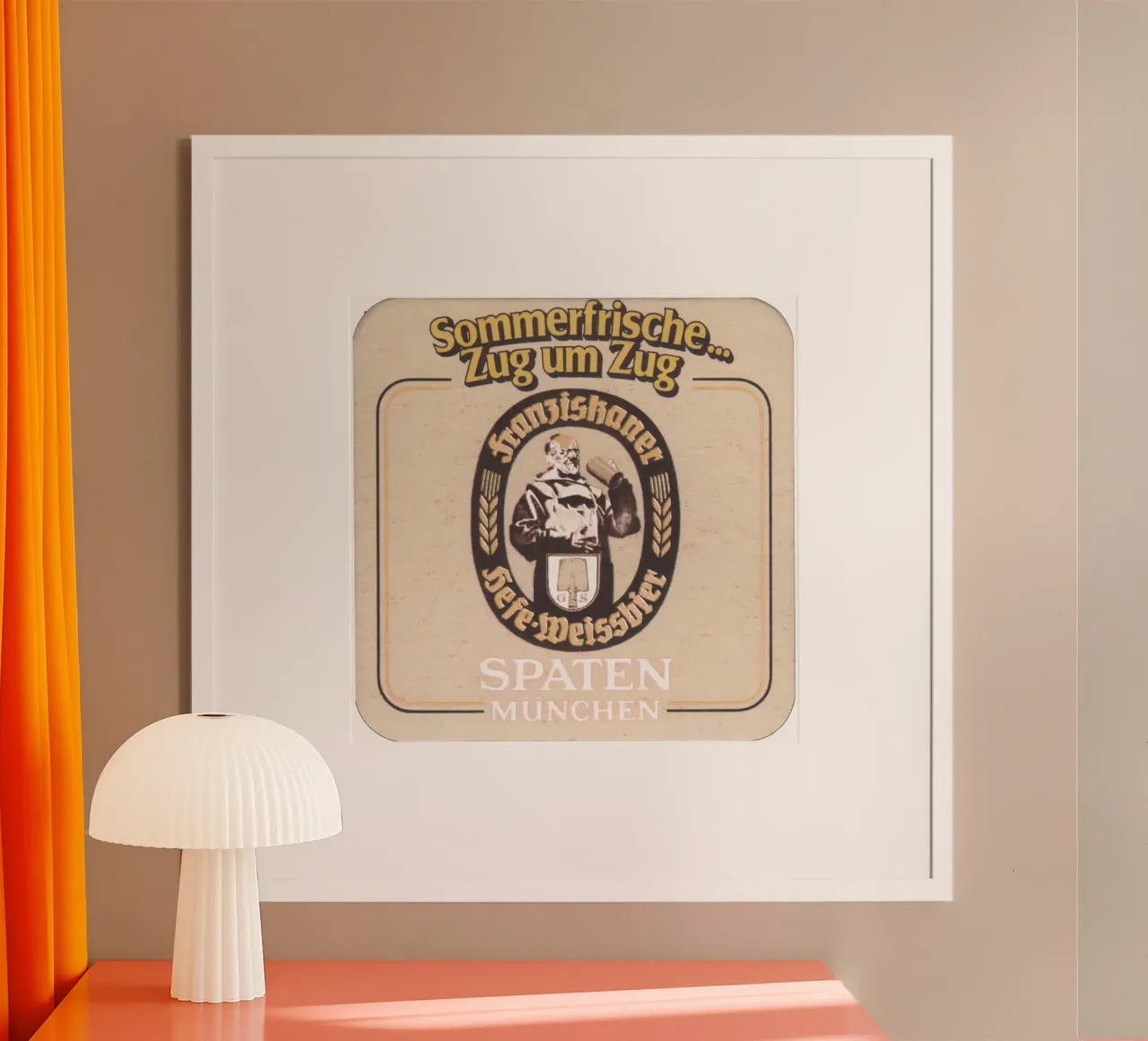 vanghe fresche d'estate poster con telaio in alluminio da khanrosie
