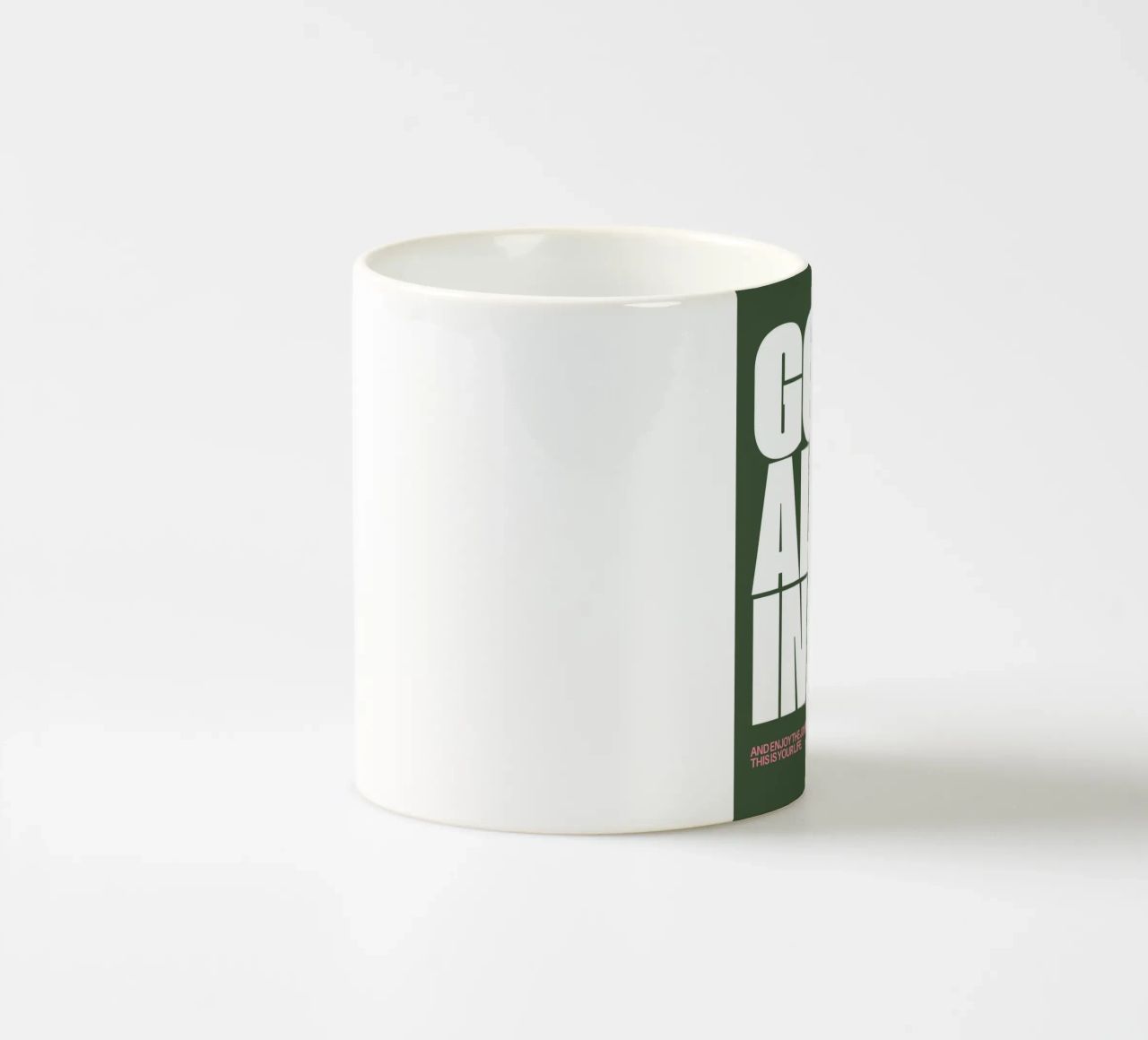 all in tazza in ceramica da Ambition Wall